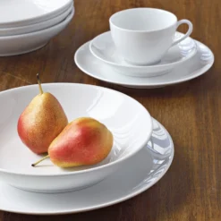 Pillivuyt Coupe Porcelain Cup & Saucer -TABLETOP BAR STORE pillivuyt coupe porcelain cup and saucer 202240 0024 pillivuyt coupe porcelain soup pasta plates z