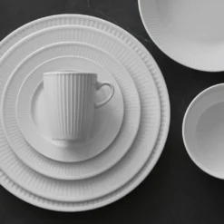 Pillivuyt Plisse Porcelain Cereal Bowls -TABLETOP BAR STORE pillivuyt plisse cereal bowls 202240 0087 pillivuyt plisse porcelain cereal bowls z