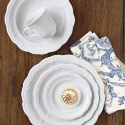 Pillivuyt Queen Anne Porcelain Cup & Saucer -TABLETOP BAR STORE pillivuyt queen anne porcelain cup and saucer 202240 0051 pillivuyt queen anne porcelain cereal bowls z
