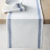 Restaurant Stripe Table Runner, Blue