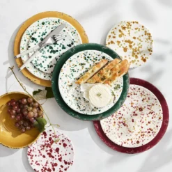 Rustic® Outdoor Melamine Dinner Plates -TABLETOP BAR STORE rustic italian melamine dinner plates 202229 0002 rustic outdoor melamine bowls z