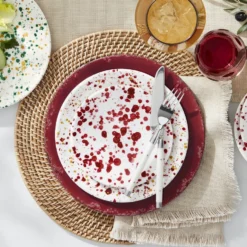 Rustic® Outdoor Melamine Dinner Plates -TABLETOP BAR STORE rustic italian melamine dinner plates 202233 0019 harvest outdoor melamine salad plates z