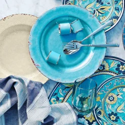 Rustic® Outdoor Melamine Dinner Plates -TABLETOP BAR STORE rustic italian melamine dinner plates 202240 0089 rustic outdoor melamine dinner plates z