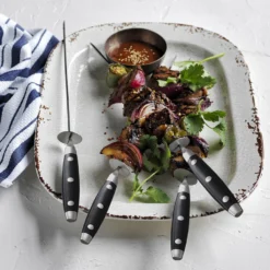 Rustic Outdoor Melamine Platter -TABLETOP BAR STORE rustic melamine platter 202240 0109 williams sonoma sliding skewers set of 4 z