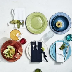 Rustic® Outdoor Melamine Salad Plates -TABLETOP BAR STORE rustic melamine salad plates 202237 0014 rustic outdoor melamine bowls 1 z