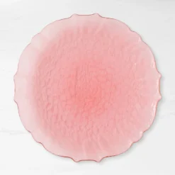 TABLETOP BAR STORE -TABLETOP BAR STORE scallop glass charger 202225 0168 scallop glass charger z