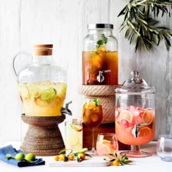 Short Footed Glass Beverage Dispenser -TABLETOP BAR STORE short footed glass beverage dispenser 202240 0023 short footed glass beverage dispenser z