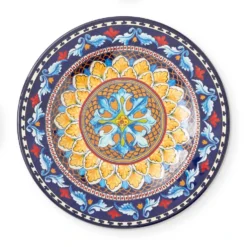Sicily Outdoor Melamine Salad Plates, Mixed -TABLETOP BAR STORE sicily melamine salad plates set of 4 mixed 202237 0017 sicily outdoor melamine salad plates mixed 1 z