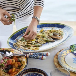 Sicily Dinner Plate, Yellow Rim -TABLETOP BAR STORE sicily yellow rim dinner plates 202240 0050 sicily salad servers z