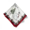 Snowman Napkins, Set of 4 -TABLETOP BAR STORE snowman napkins 202038 0730 img12z