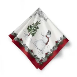 Snowman Napkins, Set of 4