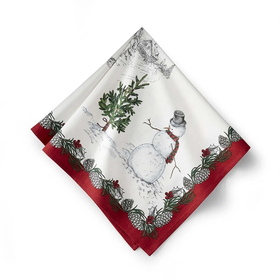 Snowman Napkins, Set of 4 3 Snowman Napkins, Set of 4