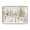Snowman Rectangular Serving Platter -TABLETOP BAR STORE snowman rectangular platter 202038 0763 img70z
