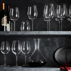 Williams Sonoma Estate Stemless Red Wine Glasses -TABLETOP BAR STORE sonoma estate stemless red wine glass 202240 0010 williams sonoma encore stemware collection z