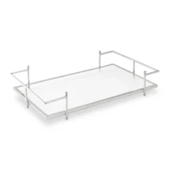 Stainless Steel and Glass Tray