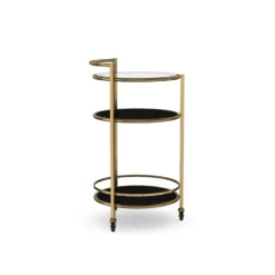 Stowe Round Bar Cart, Brass 13 Stowe Round Bar Cart, Brass -TABLETOP BAR STORE stowe round bar cart 202217 0026 stowe round bar cart 1 z
