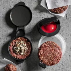 Stuffed Hamburger Press with Lifter 25 Stuffed Hamburger Press with Lifter -TABLETOP BAR STORE stuffed hamburger press with lifter 202240 0024 stuffed hamburger press with lifter z