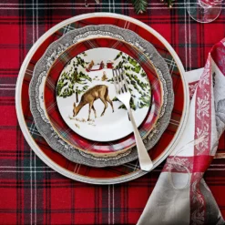 Classic Tartan Dinnerware Collection -TABLETOP BAR STORE tartan dinnerware collection 202240 0069 classic tartan plaid tablecloth z