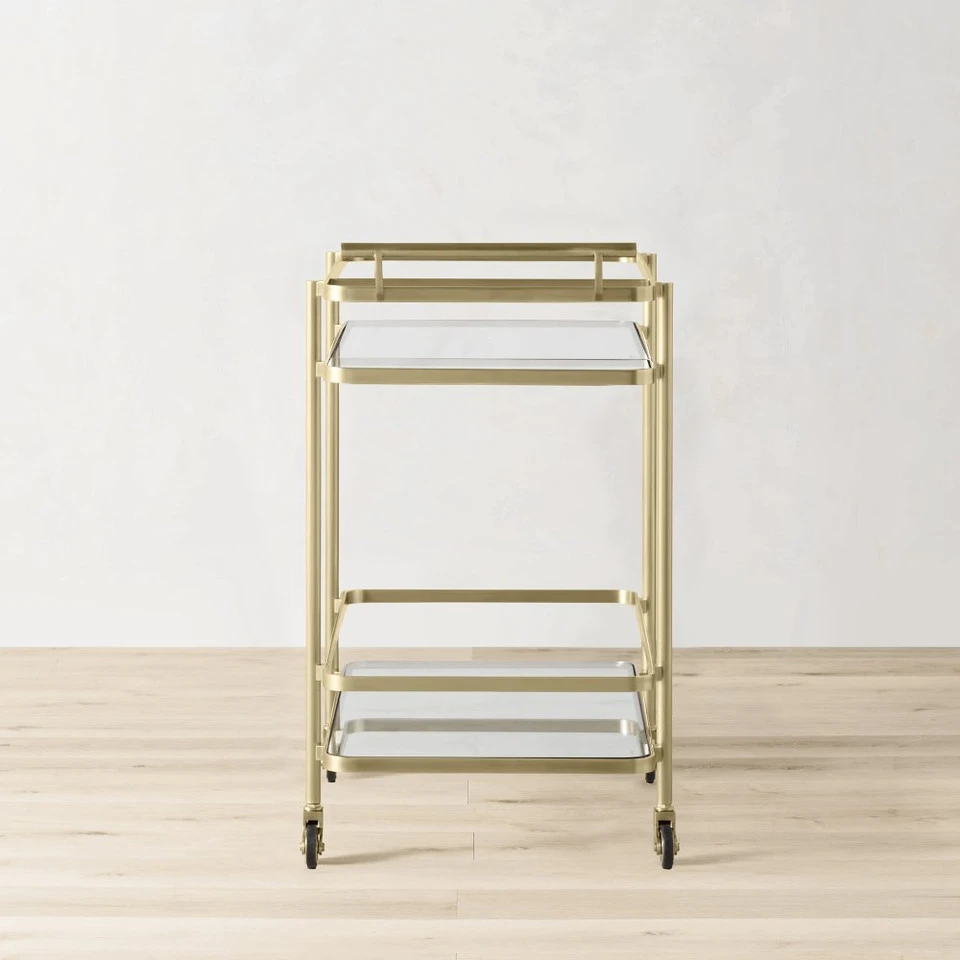 Truman Bar Cart - Antique Brass 10 Truman Bar Cart - Antique Brass - Image 8