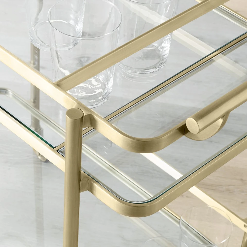 Truman Bar Cart - Antique Brass 12 Truman Bar Cart - Antique Brass - Image 10