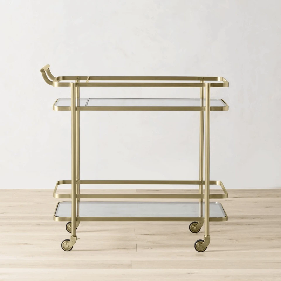 Truman Bar Cart - Antique Brass 9 Truman Bar Cart - Antique Brass - Image 7
