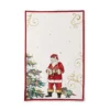 Twas the Night Santa Tea Towels, Set of 2, White -TABLETOP BAR STORE twas santa towels 202214 0117 twas the night santa towels set of 2 z