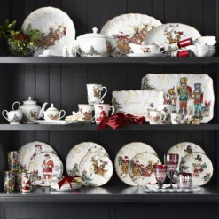 'Twas the Night Mixed Tumblers, Set of 4 -TABLETOP BAR STORE twas the night mixed tumblers 202214 0036 twas the night nutcracker rectangular serving platter 1 z