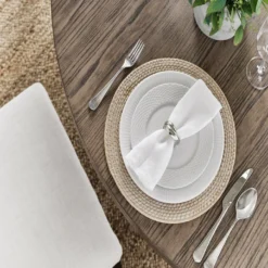 Westbury 5-Piece Place Setting -TABLETOP BAR STORE westbury 5 piece place setting 202231 0415 pedestal 60 round dining table z