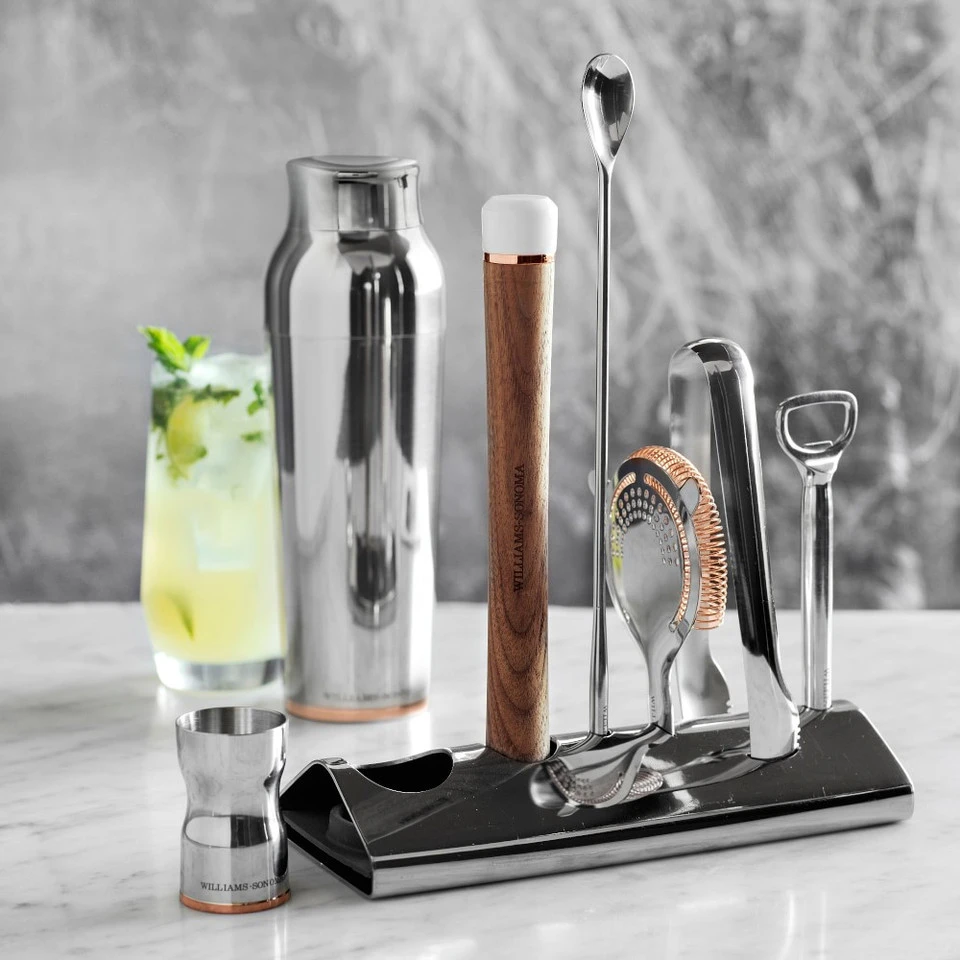 Williams Sonoma Bar Tool Set with Stand 2 Williams Sonoma Bar Tool Set with Stand - Image 2