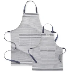 Williams Sonoma Bay Stripe Adult Aprons -TABLETOP BAR STORE williams sonoma bay stripe adult kid apron bundle 202237 0016 williams sonoma bay stripe adult kid aprons z