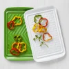 Barbecue Prep Veggie Trays, Set of 2