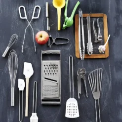 Williams Sonoma Open Kitchen Stainless-Steel Tongs -TABLETOP BAR STORE williams sonoma open kitchen stainless steel tongs 202240 0034 open kitchen by williams sonoma silicone beechwood spatula z