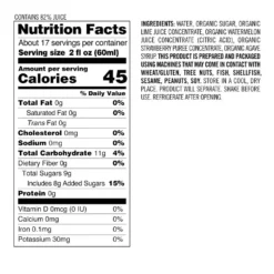 Williams Sonoma Organic Margarita Mix, Strawberry Watermelon -TABLETOP BAR STORE williams sonoma organic margarita mix strawberry watermelon 202222 0002 williams sonoma organic margarita mix strawberry watermelo z