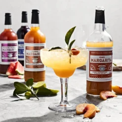 Williams Sonoma Organic Peach Margarita Mix -TABLETOP BAR STORE williams sonoma organic peach margarita mix 202117 0044 duraclear tritan margarita glasses z