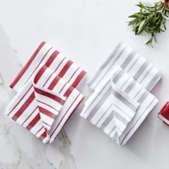 Williams Sonoma Classic Stripe Dishcloths -TABLETOP BAR STORE williams sonoma striped dishcloth 202222 0007 williams sonoma classic stripe dishcloths z