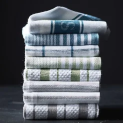 Williams Sonoma Classic Stripe Dishcloths -TABLETOP BAR STORE williams sonoma striped dishcloth 202240 0082 williams sonoma classic stripe dishcloths z