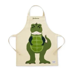 T-Rex Kids Apron -TABLETOP BAR STORE williams sonoma trex kids apron 202225 0016 t rex kids apron z