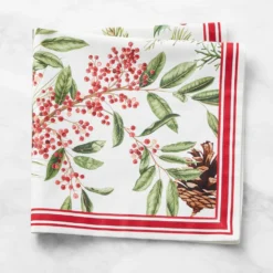 Woodland Berry Napkins, Set of 4