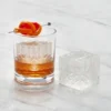 W&P Faceted Etched Ice Cube Tray -TABLETOP BAR STORE wp faceted etched ice cube tray 202245 0330 img1z