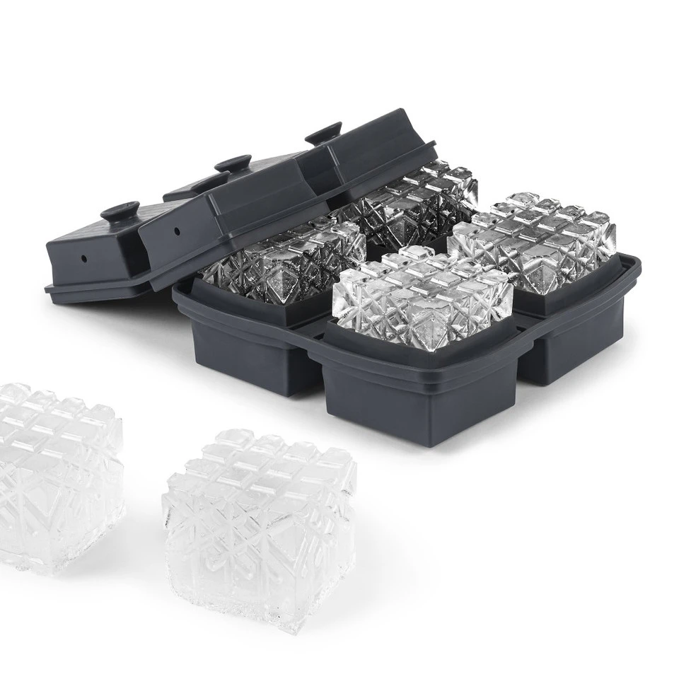 W&P Faceted Etched Ice Cube Tray 4 W&P Faceted Etched Ice Cube Tray - Image 2